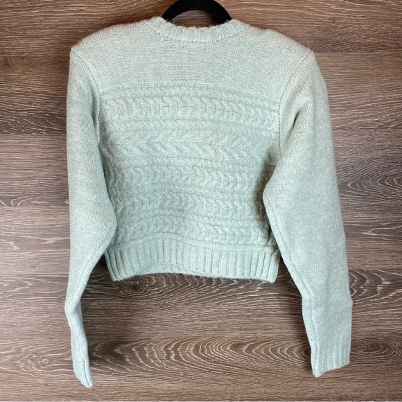 For Love and Lemons Green Knit Sweater NWT Size S - Picture 7 of 8